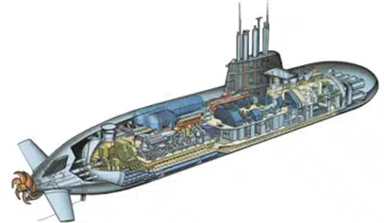 Airbus Système batterie pour application sous-marine